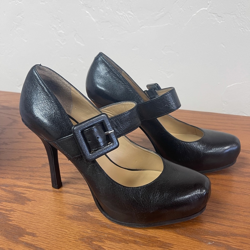 Nine West leather heels